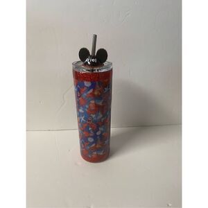 Handmade Mermaid/ Lobster Tumbler with straw topper